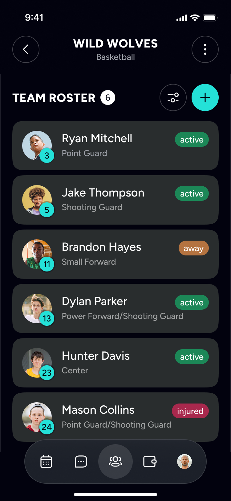 Team Roster